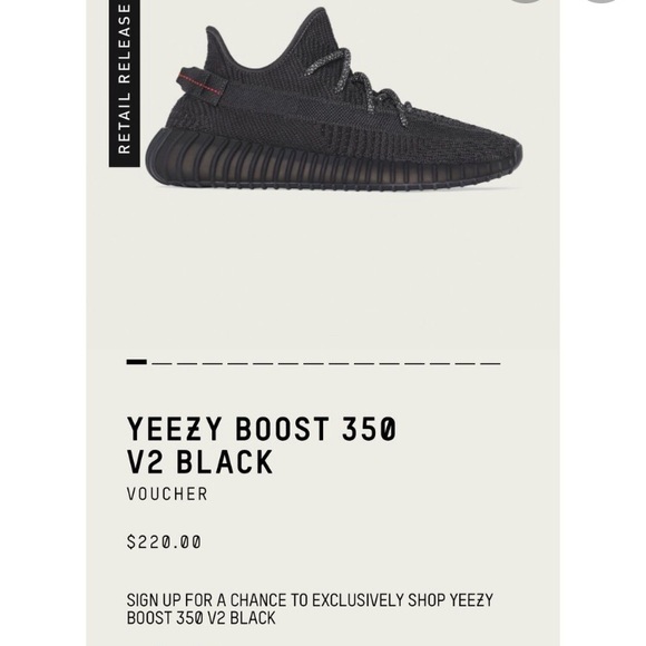 Yeezy 350 boost V2 triple black - Picture 6 of 6